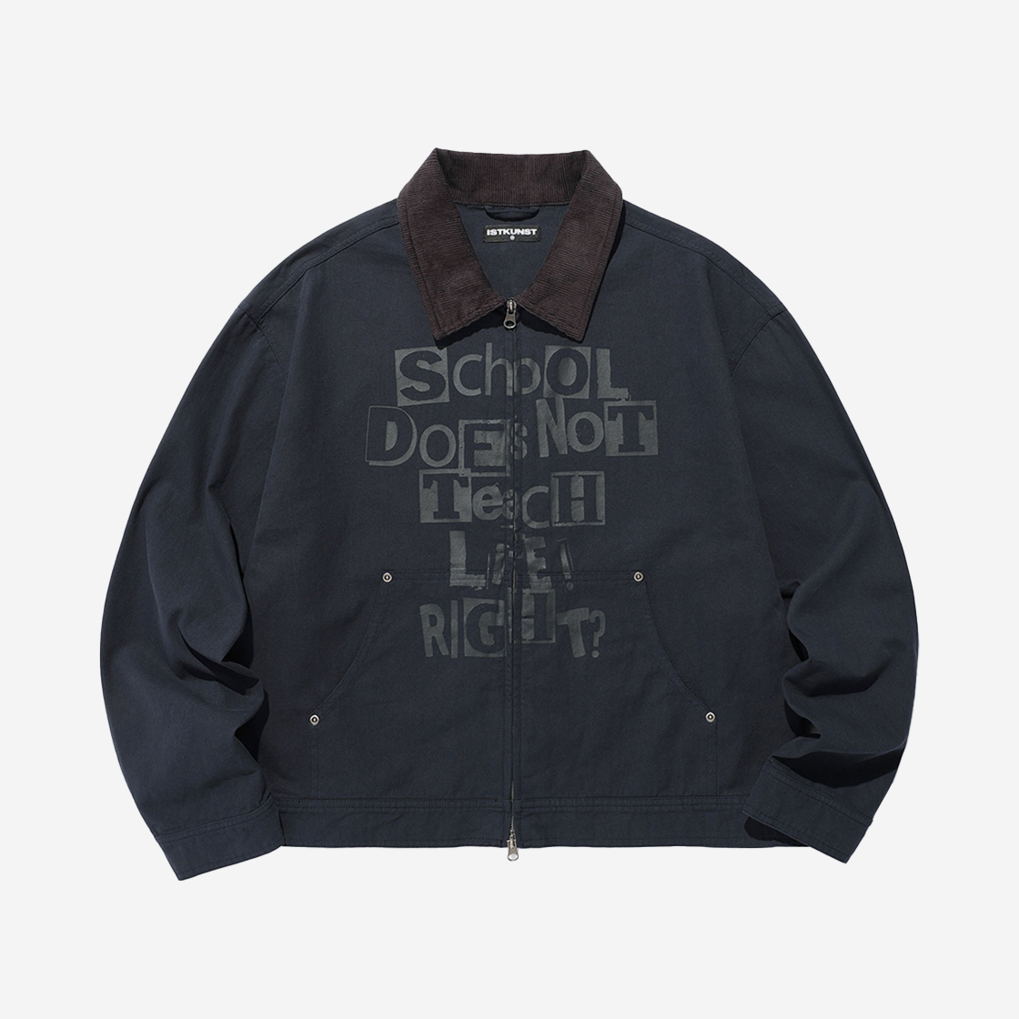 IK2FSMJ201ANV ISTKUNST DNT Work Jacket Navy