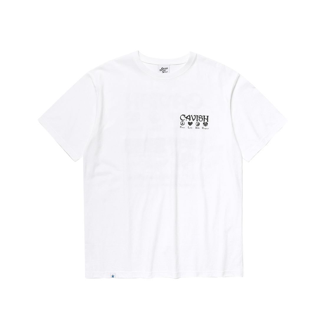 카비시 플러 로고 숏슬리브 티셔츠 화이트(CAVISH Plur Logo SS Tee White) - 2