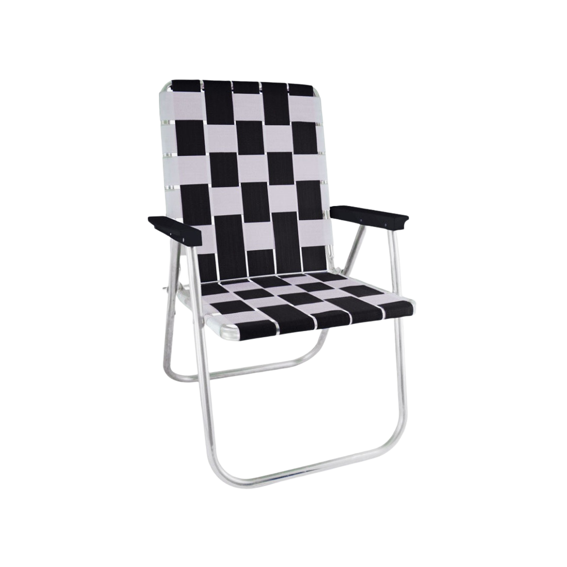 론 체어 클래식 체어 블랙 화이트(Lawn Chair Classic Chair Black White)