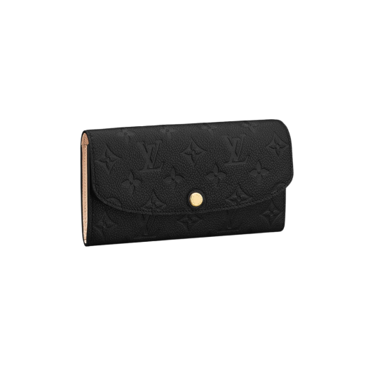 Louis Vuitton Emilie Wallet Monogram Empreinte Black