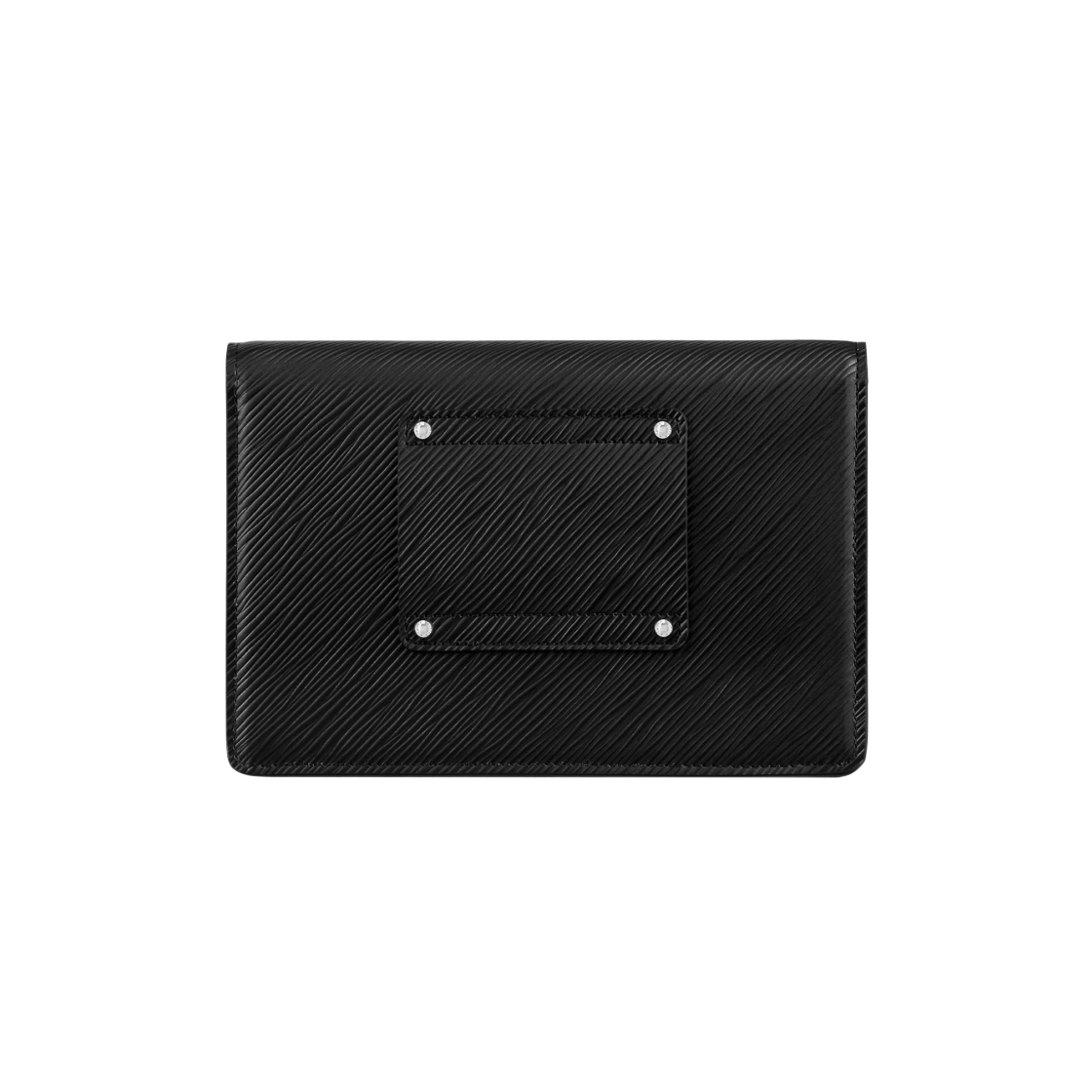 M68560 Louis Vuitton Twist Belt Chain Wallet Epi Black Silver - #3