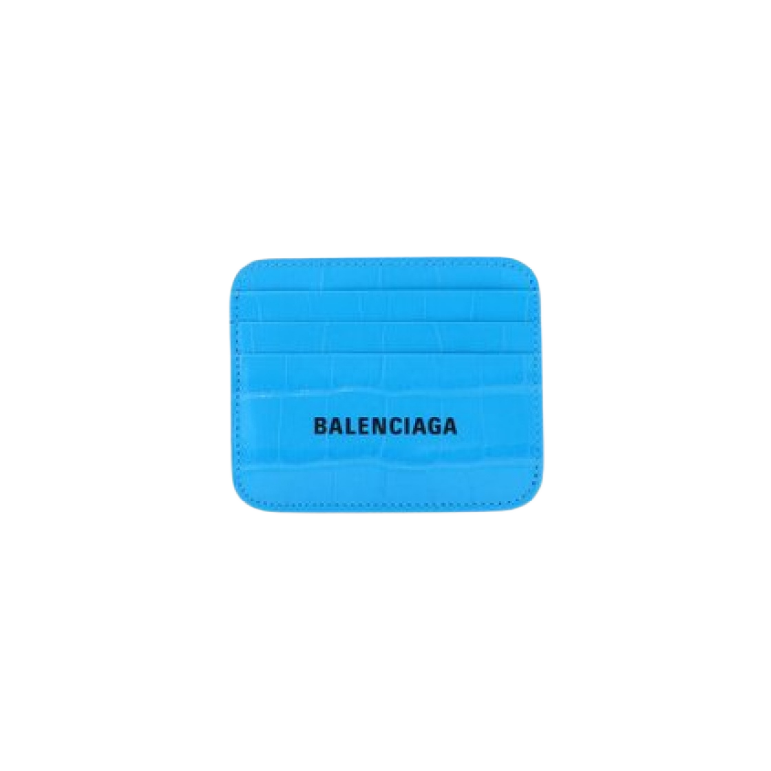 6941472108A4660 Balenciaga Cash Card Holder Split Cyan - 대표 이미지 #1