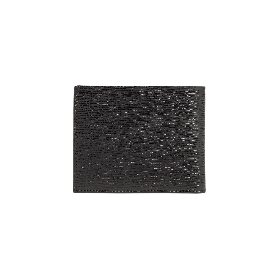 66A065-685987 Ferragamo Coin Pocket Gancini Wallet Black Fjord Blue - #3