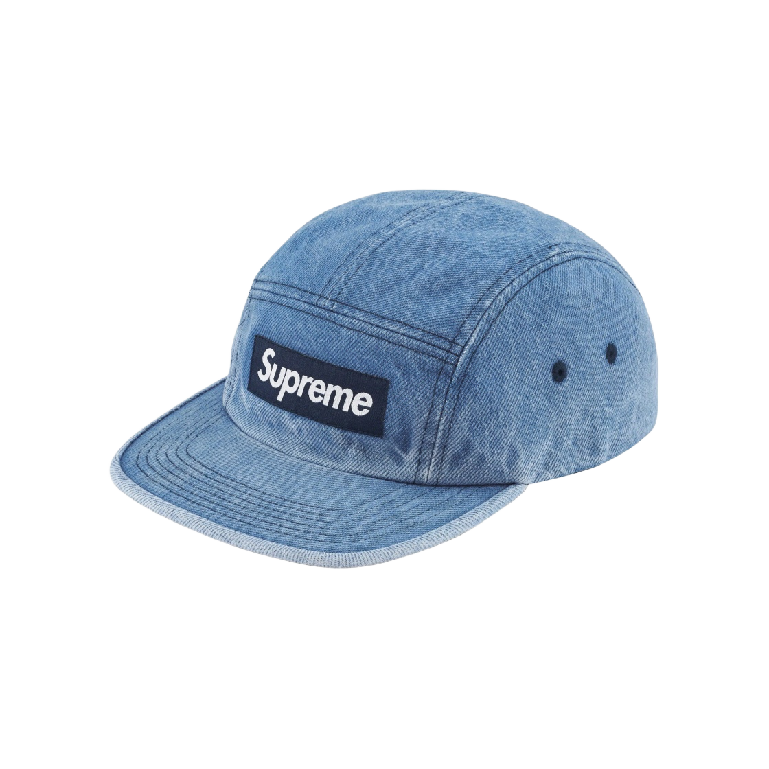 슈프림 워시드 치노 트윌 캠프캡 데님 - 23FW | Supreme | KREAM