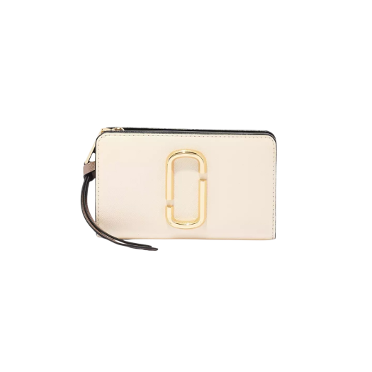 Marc Jacobs The Snapshot Compact Wallet New Cloud White Multi