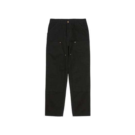 Carhartt WIP Dearborn Canvas Double Knee Pants Black Rinsed
