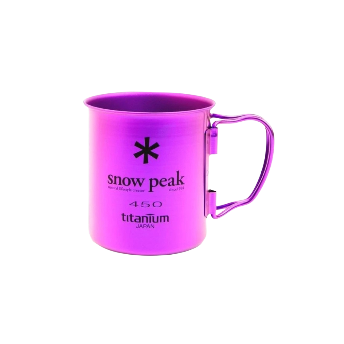 스노우 피크 티타늄 싱글 머그 450 퍼플(Snow Peak Titanium Single Mug 450 Purple) - 1