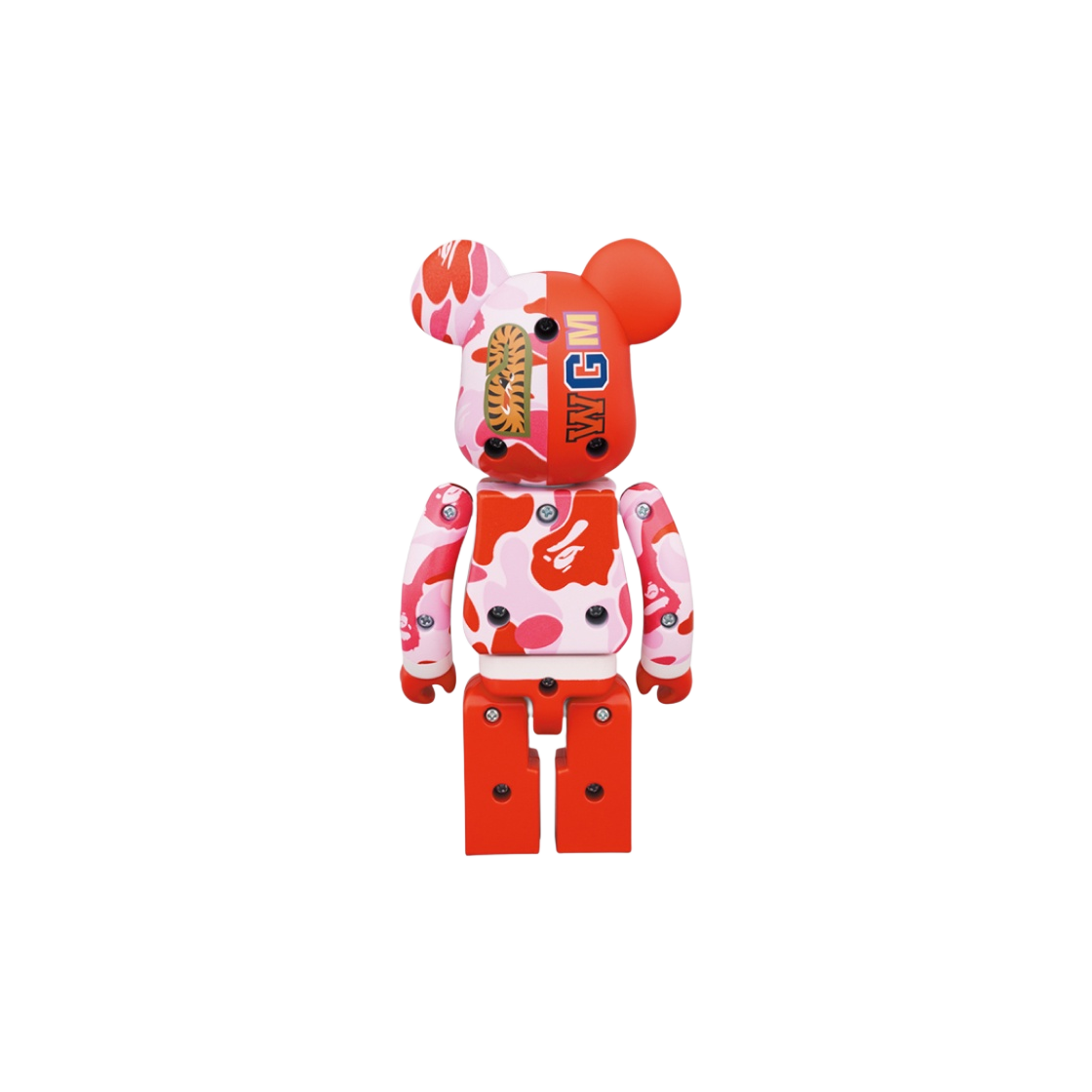 BE@RBRICK ABC CAMO CHOGOKIN 3種 BE@RBRICK Clear ABC Camo Shark Set of 3 1000% – ActionCity