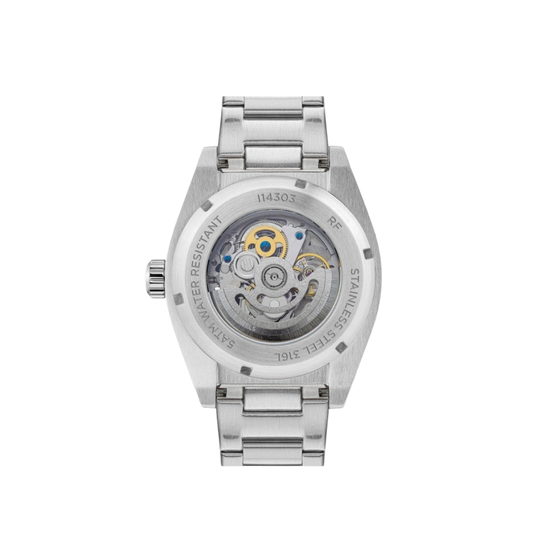 잉거솔 버트 스켈레톤 43mm I14303 오토매틱 스테인리스 스틸 실버 화이트 실버 다이얼(Ingersoll Vert Skeleton 43mm I14303 Automatic Stainless Steel Silver White Silver Dial) - 2