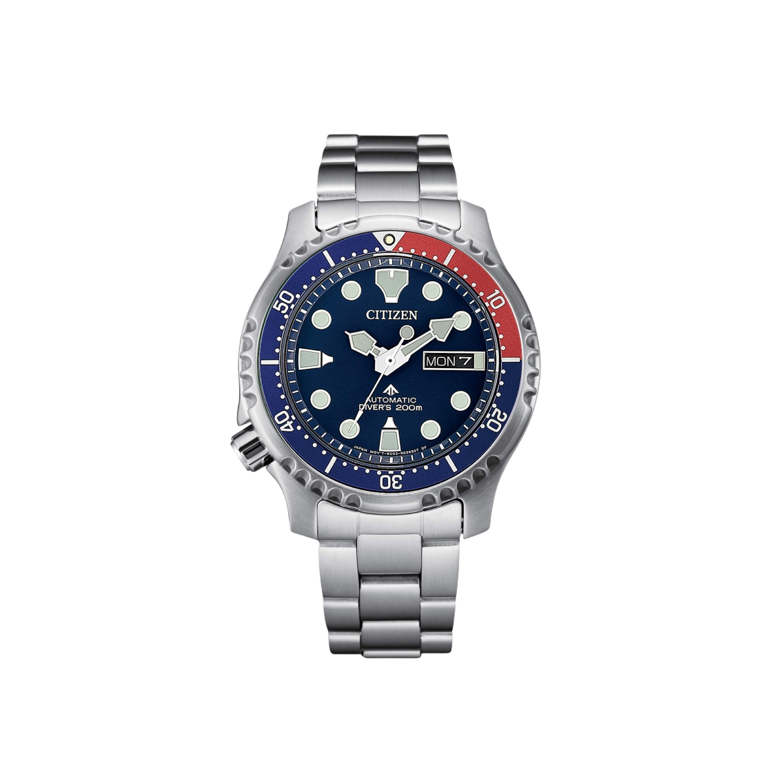 시티즌 프로마스터 다이버 오토매틱 200M 42mm 스테인리스 스틸 블루(Citizen Promaster Diver Automatic 200M 42mm Stainless Steel Blue)