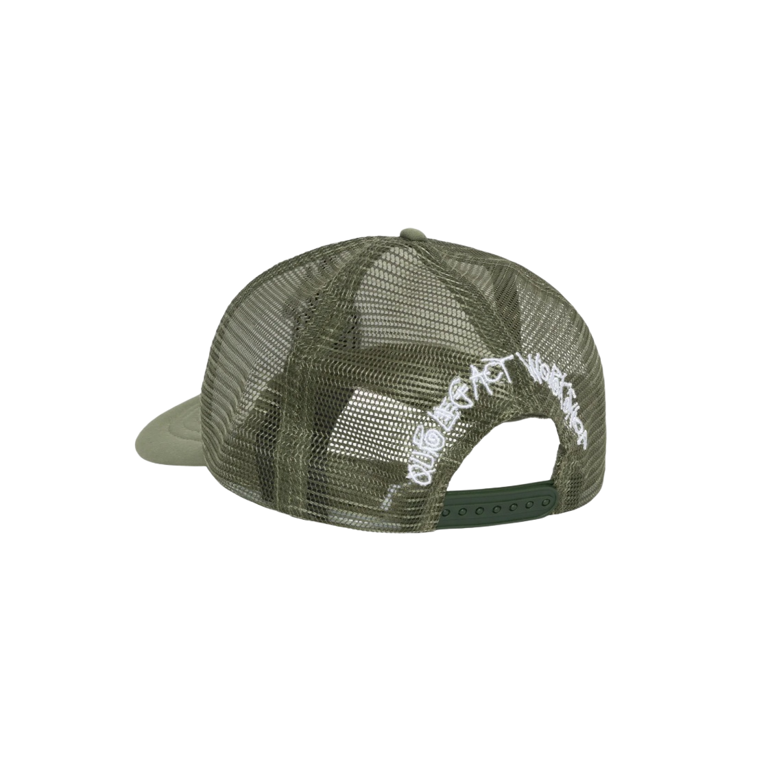 스투시 x 아워레가시 워크샵 트러커 캡 올리브 | Stussy | KREAM