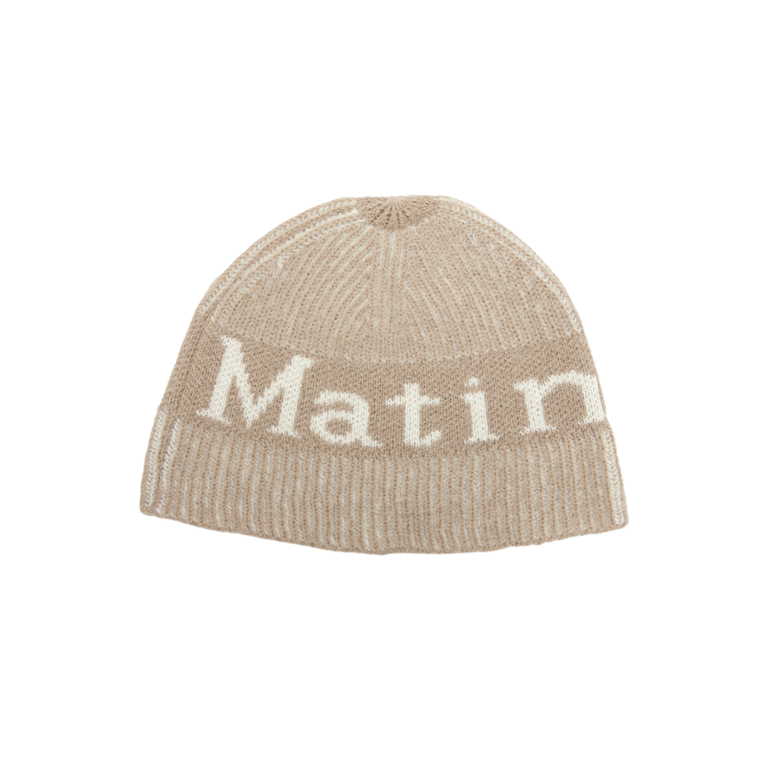 Matin Kim☆STRIPE CHUNKY BEANIE MUSINSA | MATIN KIM STRIPE CHUNKY BEANIE IN IVORY