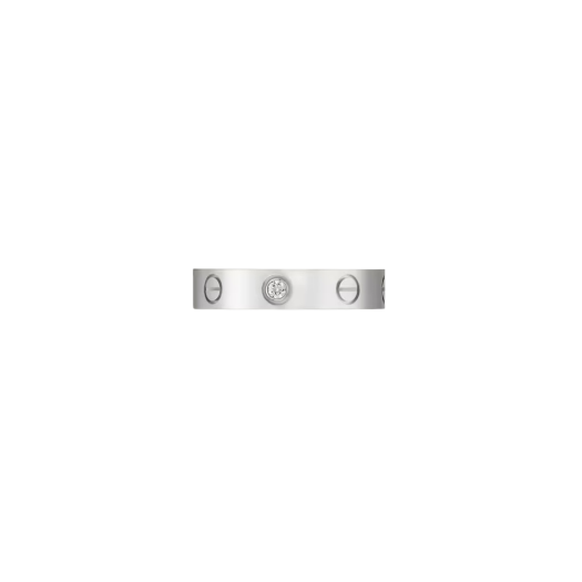 Cartier Love Wedding Band White Gold Diamond