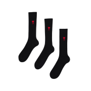 AMI de Coeur Socks Black (3 Pack)