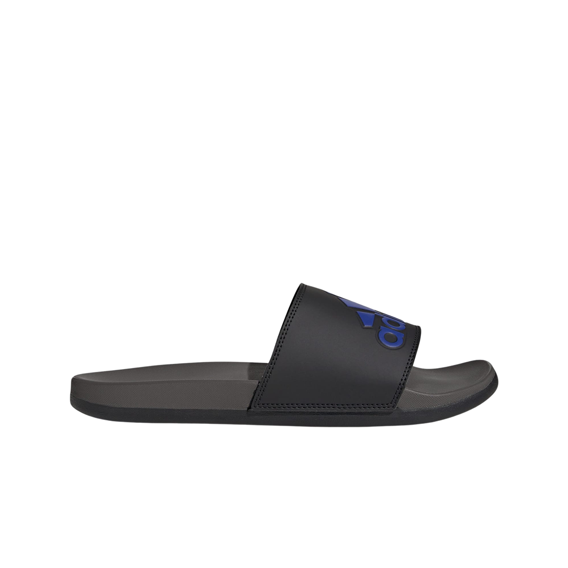 JI2261 Adidas Adilette Comfort Slides Core Black Lucid Blue