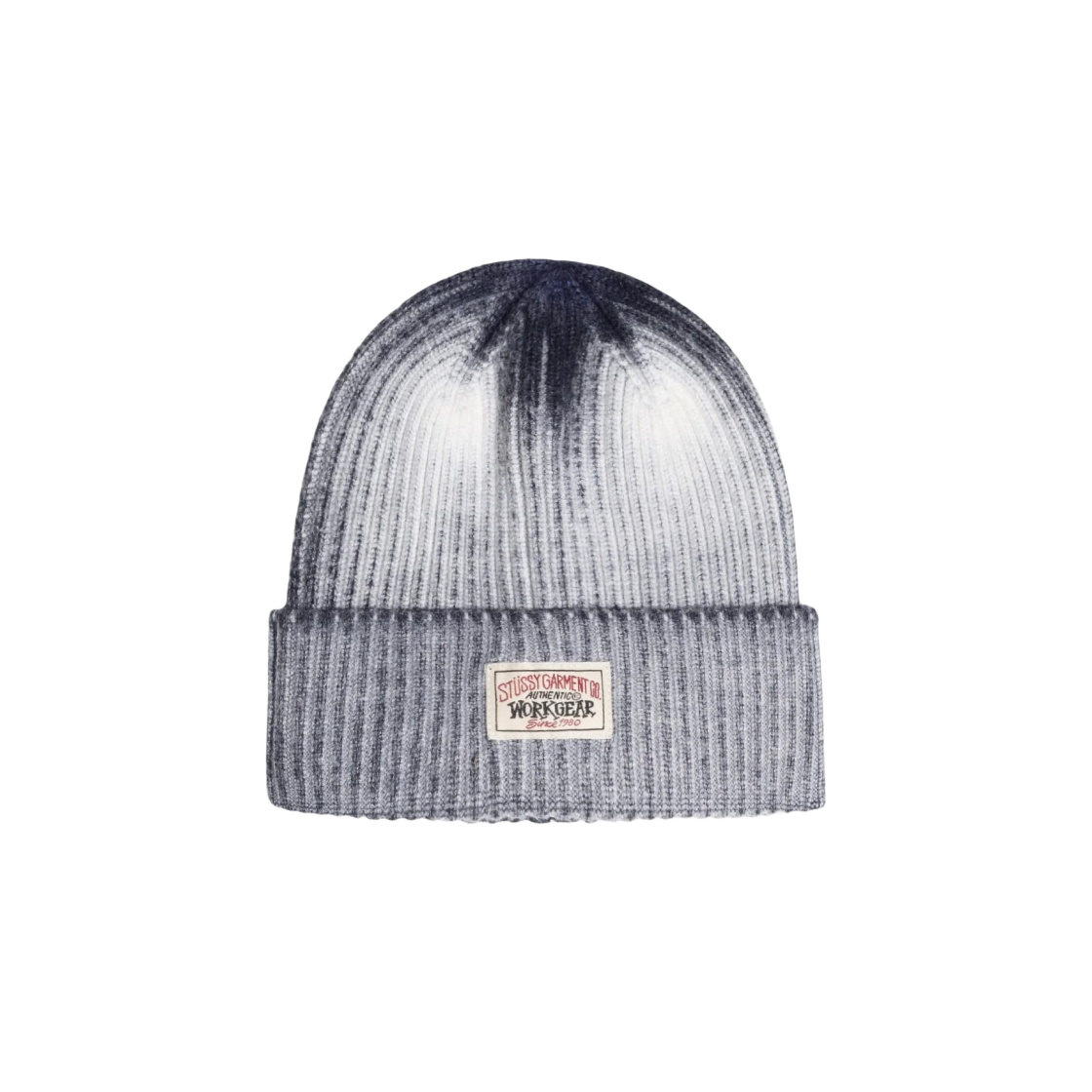 帽子 Stussy WORKGEAR SPRAY Cuff Beanie Navy 스투시 워크기어 스프레이 커브 비니 네이비 | Stussy | KREAM