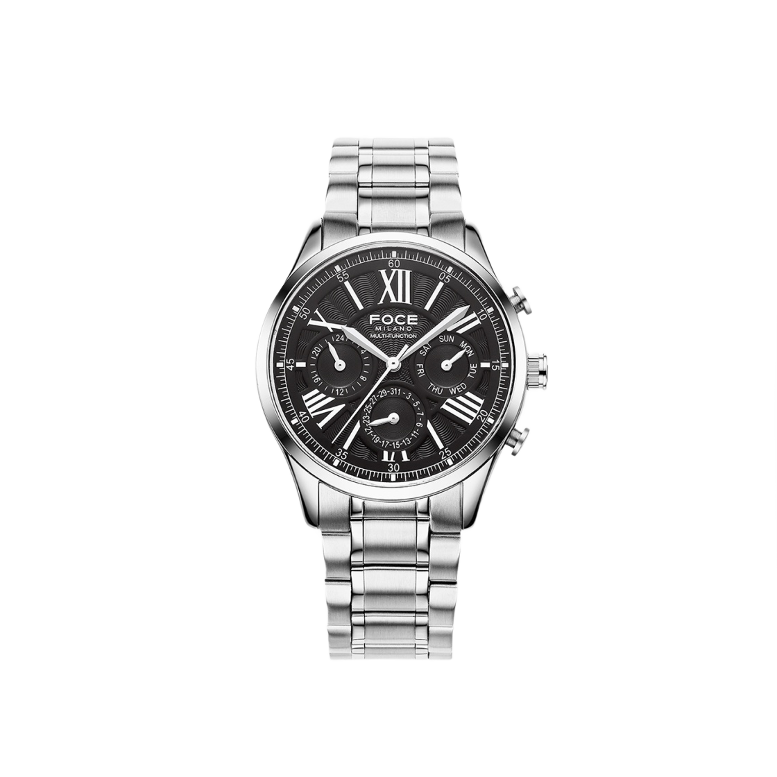 포체 43mm 메탈 워치 블랙(Foce 43mm Metal Watch Black)