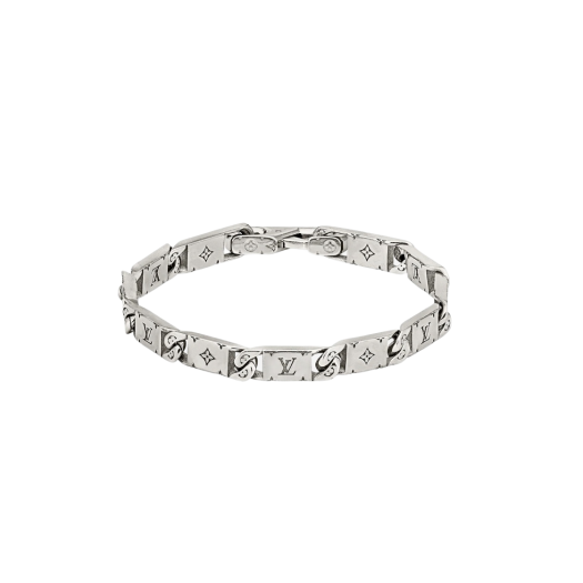 Louis Vuitton Monogram Tied Up Bracelet Silver