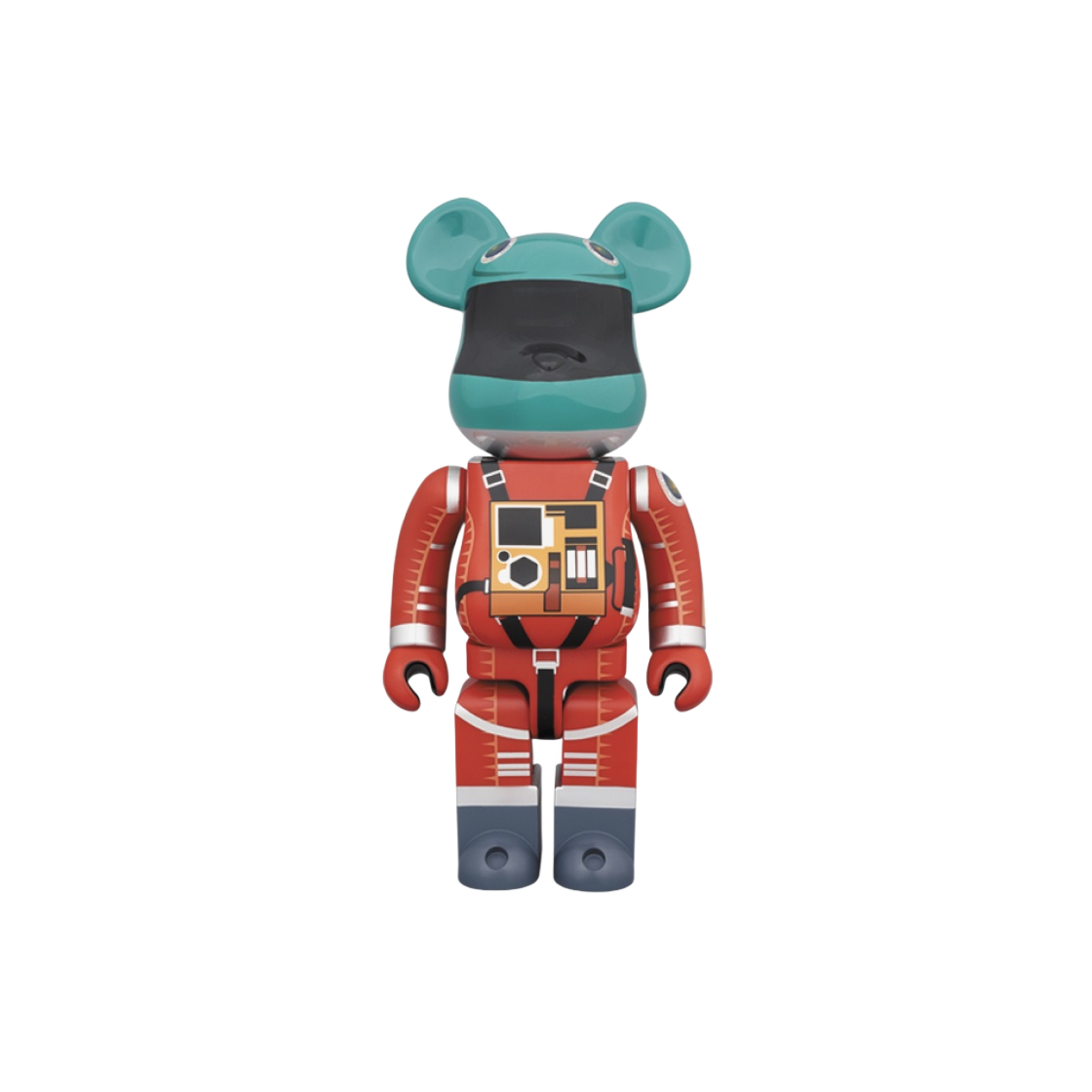 - Bearbrick 2001: A Space Odyssey Space Suit Green Helmet & Orange Suit Ver. 100% & 400% Set - #2
