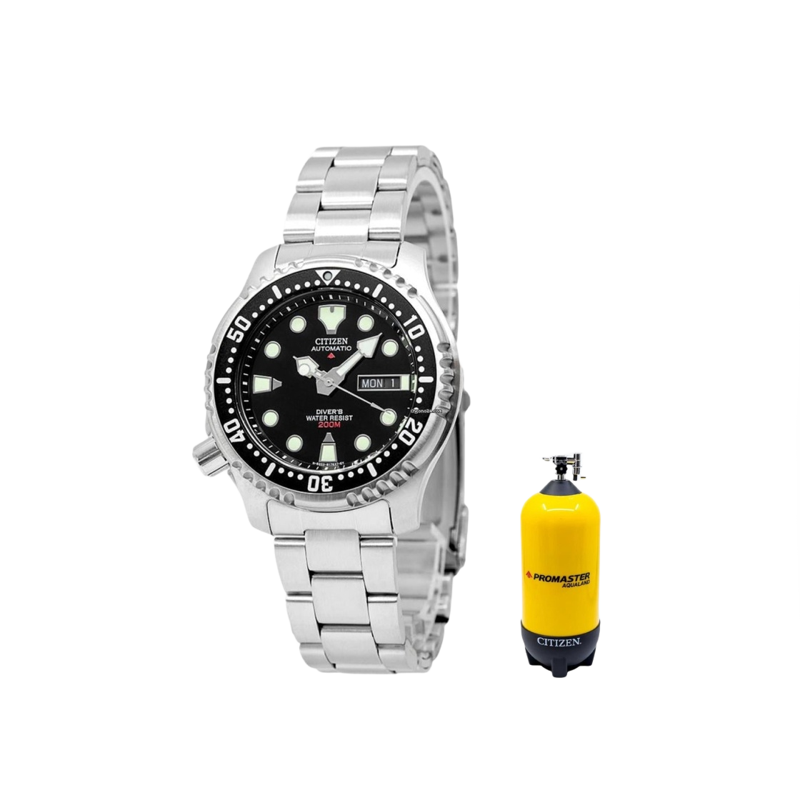 NY0040-50E Citizen Promaster Diver Automatic 200M 42mm Stainless Steel Black (Package Ver.)