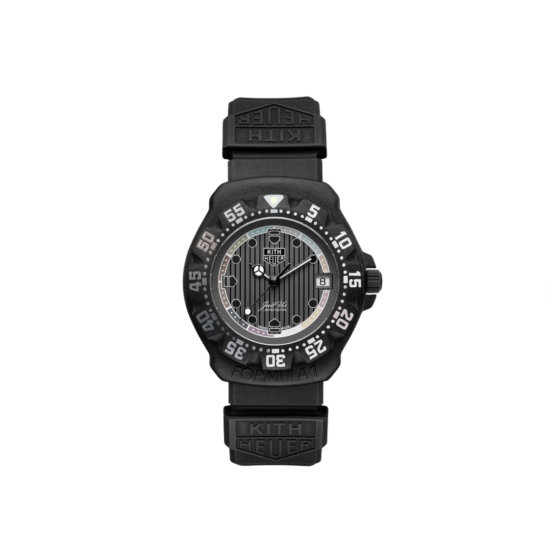 WA126A-BT0005 TAG Heuer x Kith Formula 1 New York Quartz Rubber Black