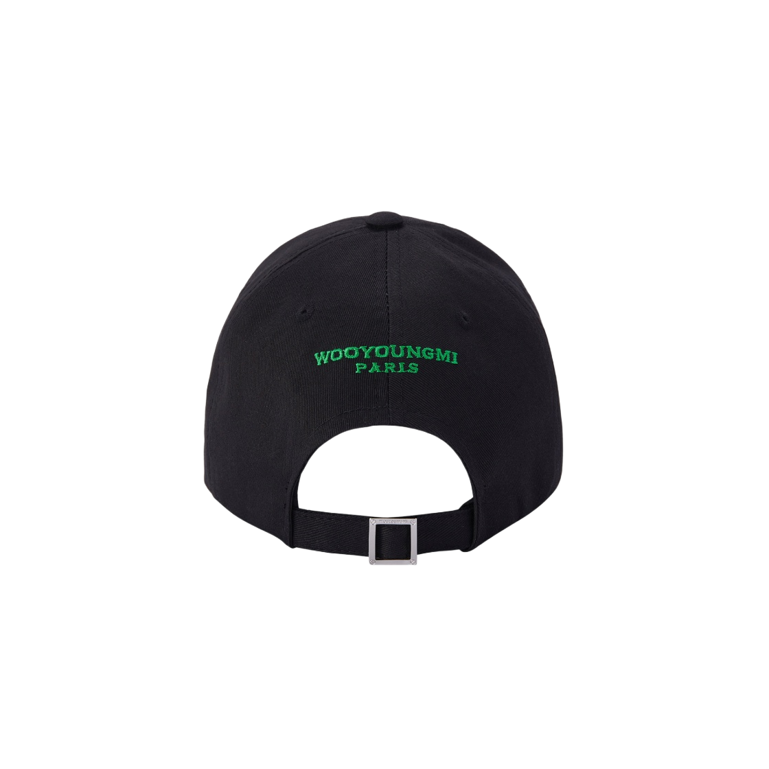 W221AC51996B Wooyoungmi Green Logo Ball Cap Black - 22SS - #3
