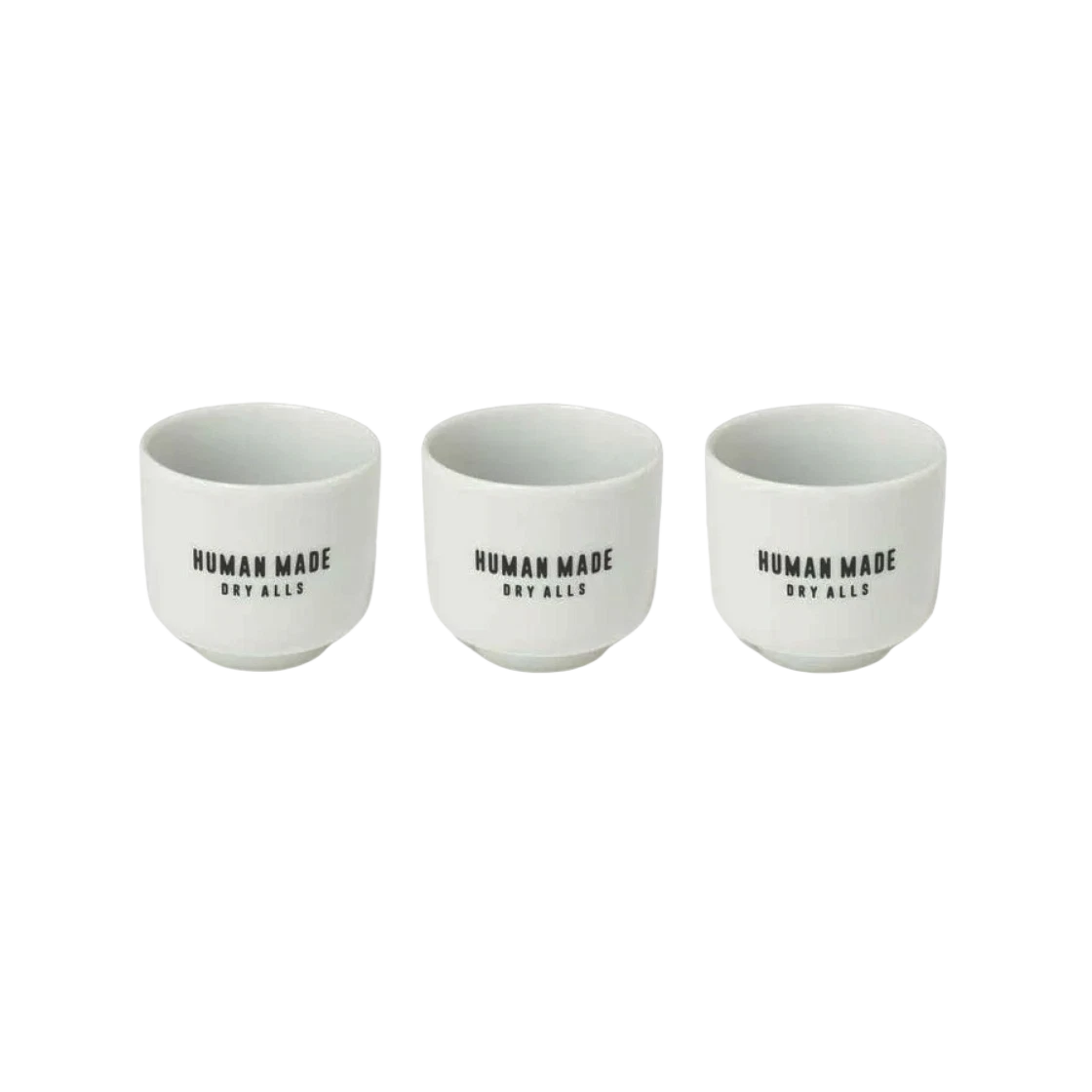 휴먼 메이드 사케 컵 화이트 (3개 세트) | Human Made | KREAM Human Made Sake Cup White (Set of 3)