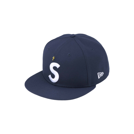 슈프림 골드 크로스 S 로고 뉴에라 스톤 - 24SS | Supreme | KREAM