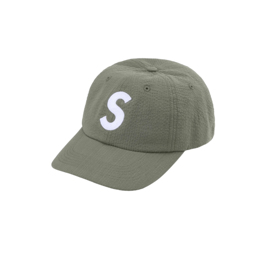 슈프림 시어서커 S 로고 6-패널 탄 - 24SS | Supreme | KREAM