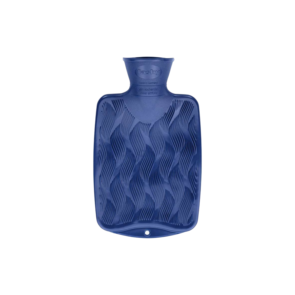 6404-54 Fashy Hot Water Bottle 0.8L with 3D Surface Dark Blue