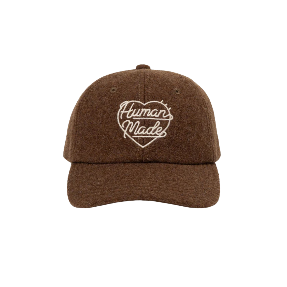 HM26GD012 Human Made 6-Panel Wool Cap Brown - #2
