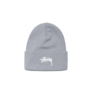 Stussy Stock Cuff Beanie Grey Heather