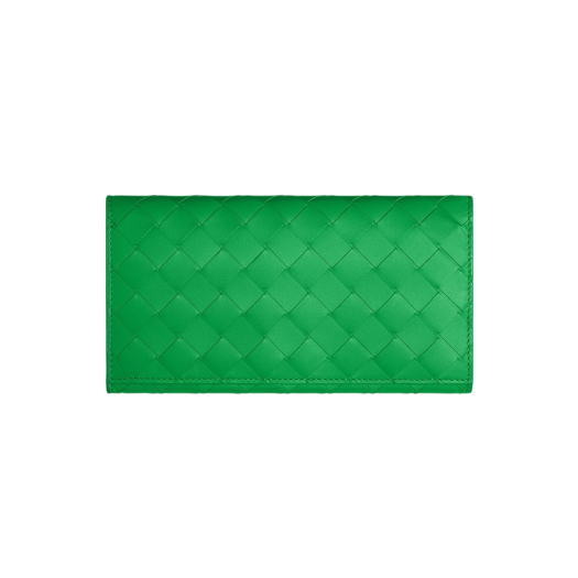 Bottega Veneta Long Wallet with Coin Purse Parakeet