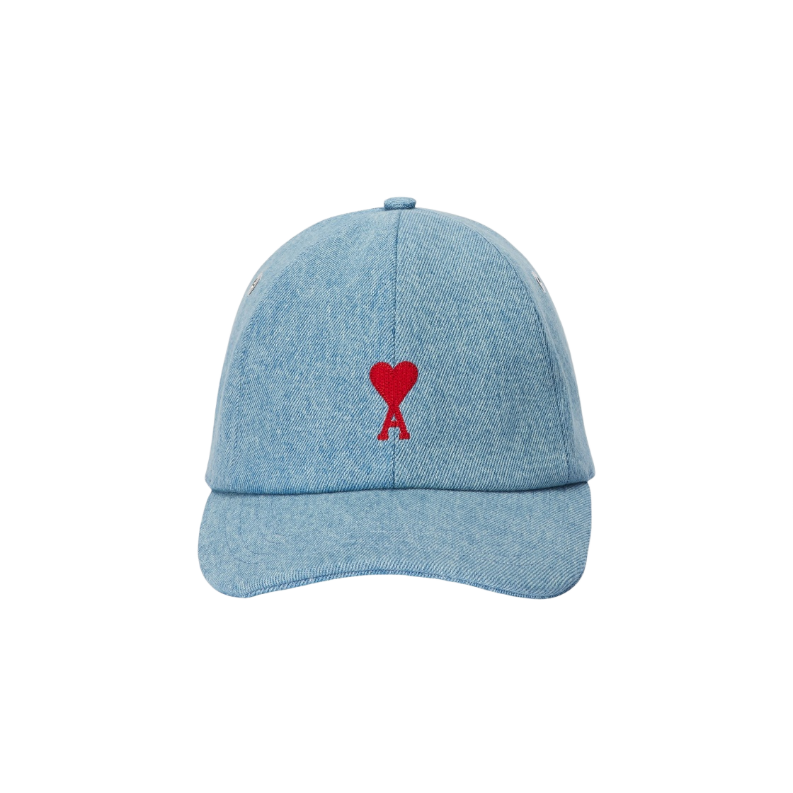 아미 스몰 하트 로고 자수 캡 블리치드 블루(AMI de Coeur Embroidery Cap Bleached Blue) - 1