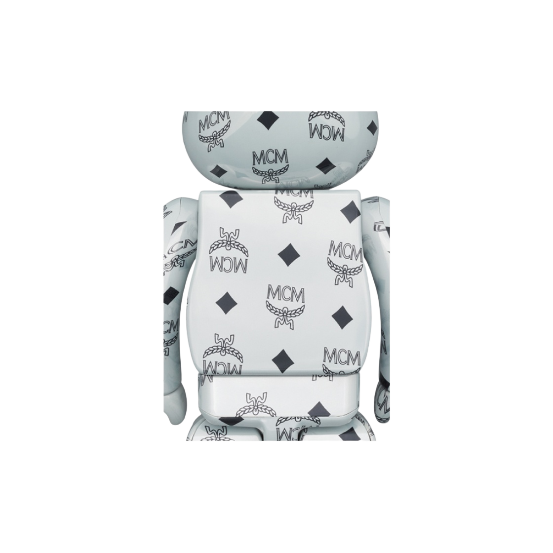 베어브릭 x MCM 화이트 크롬 버전 100% & 400% 세트 | Bearbrick 베어브릭 x MCM 화이트 크롬 버전 100% & 400% 세트 | Bearbrick