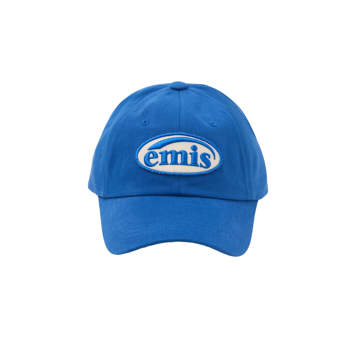 이미스 톤 온 톤 와펜 볼캡 블루(Emis Tone On Tone Wappen Ball Cap Blue)