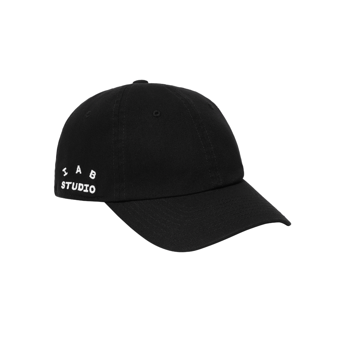 IAB STUDIO キャップ 黒 カラフルステッチ