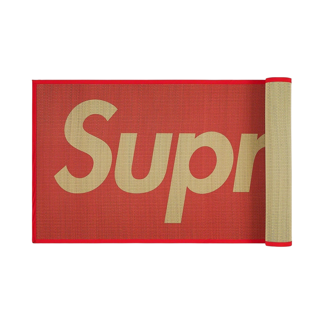 - Supreme Woven Straw Mat Red - 20SS - #2