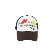 The Museum Visitor Hand Stitched Children Mesh Cap Brown