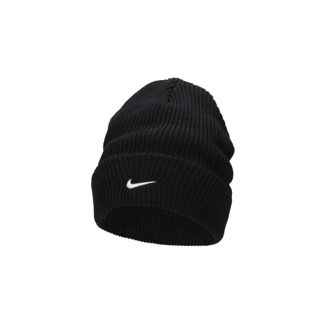 FB6529-010 Nike Peak Tall Cuff Swoosh Beanie Black