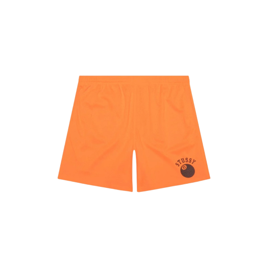 Stussy 8 Ball Mesh Shorts Orange