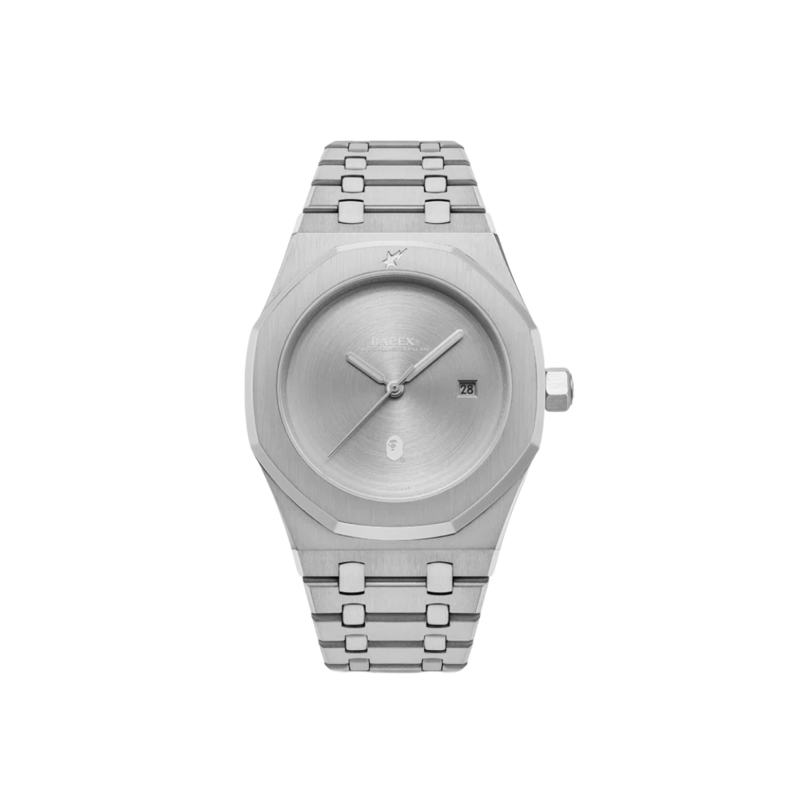 1J70-187-017 BAPE Type 9 BAPEX SIlver