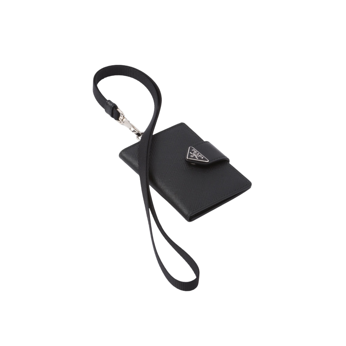 프라다 사피아노 레더 카드 홀더 블랙(Prada Saffiano Leather Card Holder Black) - 1