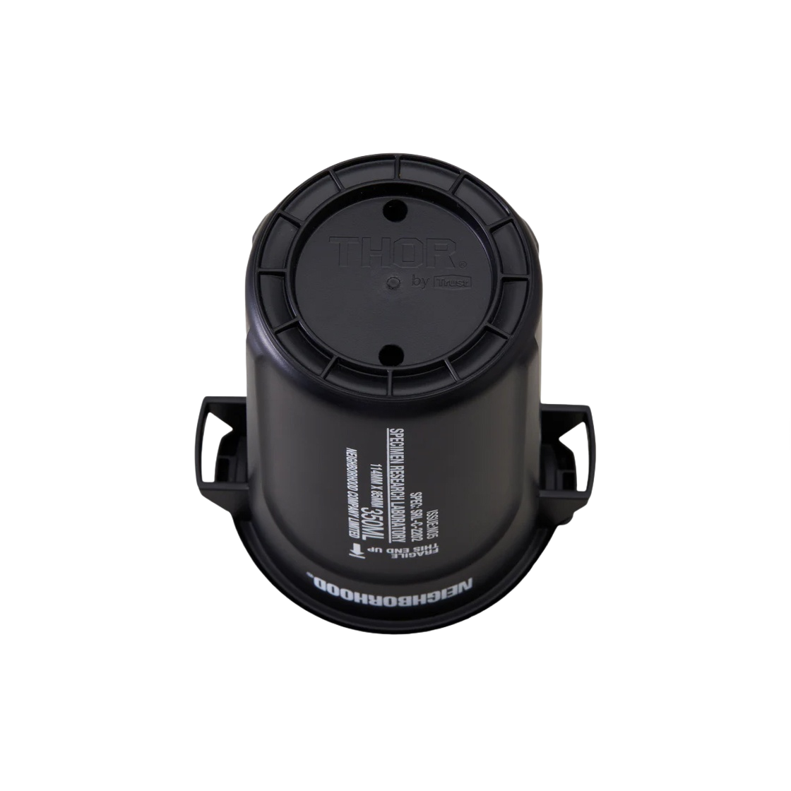 ごみ箱 NEIGHBORHOOD SRL THOR ROUND CONTAINER Neighborhood x Thor SRL Round Container Mini in Black