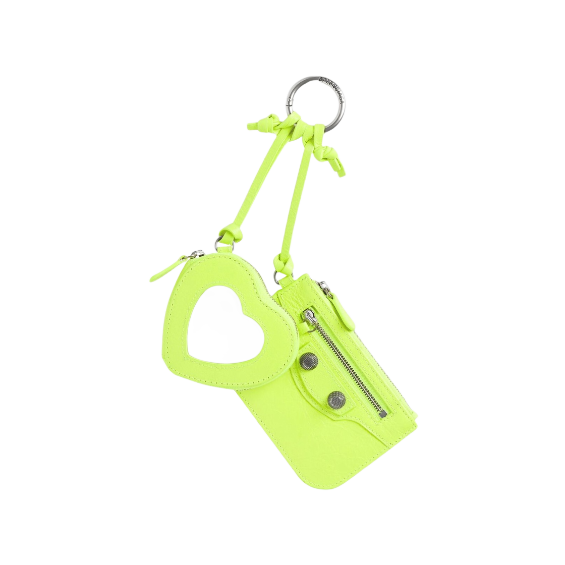 발렌시아가 르 카골 클립 온 카드 앤 미러 옐로우(Balenciaga Le Cagole Clip On Card and Mirror Yellow) - 1