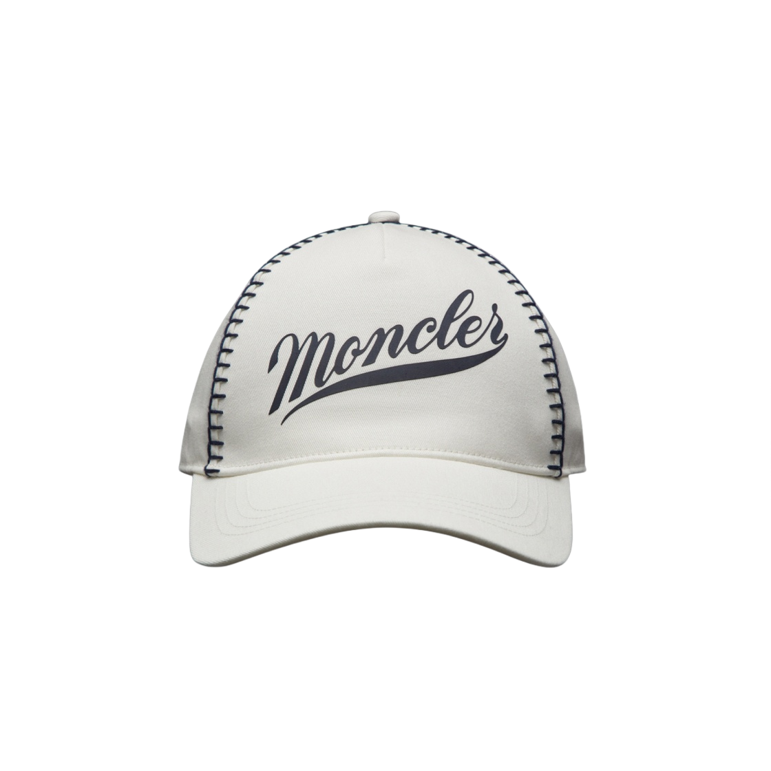 몽클레르 자수 로고 베이스볼캡 화이트 - 23SS(Moncler Embroidered Logo Baseball Cap White - 23SS) - 1