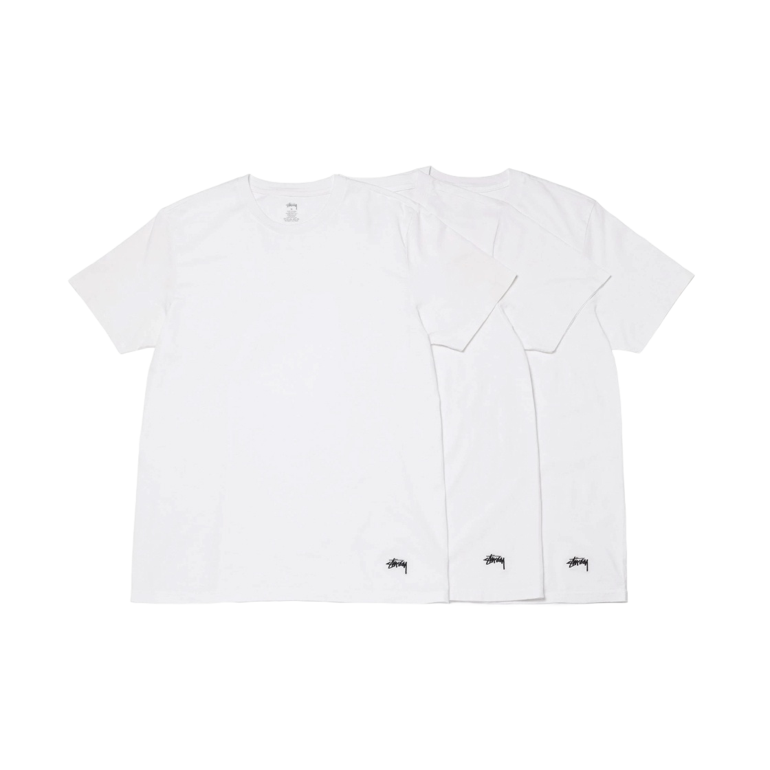 스투시 언더셔츠 화이트 (3개입)(Stussy Undershirt White (3 Pack))