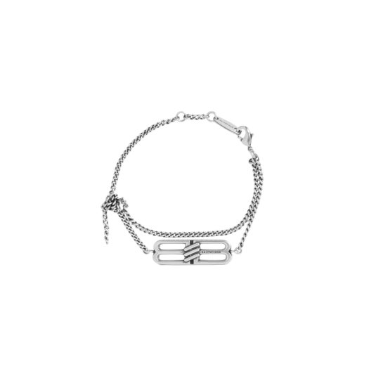 Balenciaga BB Icon Bracelet Silver