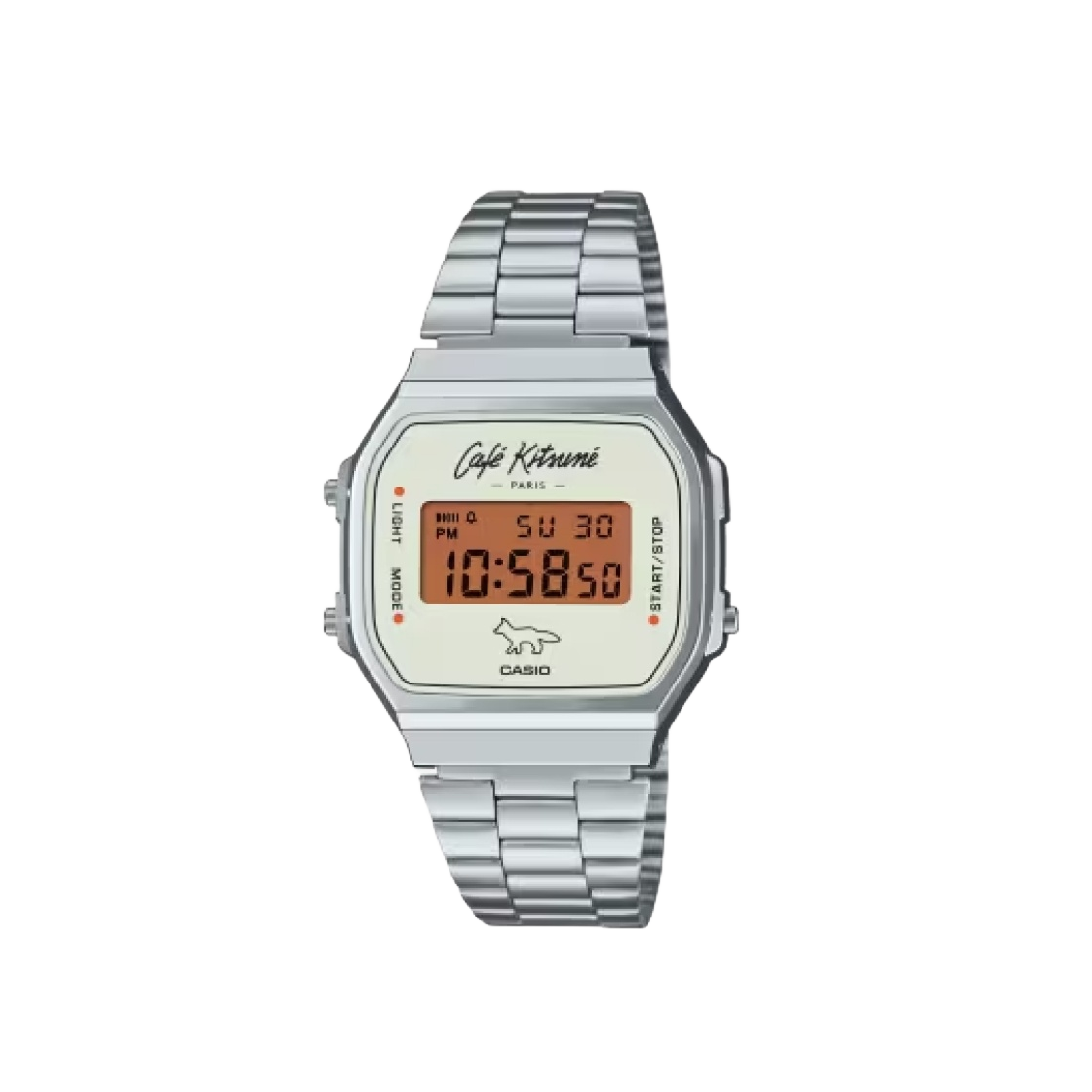 카시오 x 메종 키츠네 카페 A168WECK-7A(Casio x Maison Kitsune Cafe A168WECK-7A)