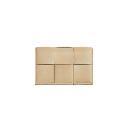 Bottega Veneta Cassette Business Card Case Porridge